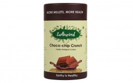 Earthspired Choco-Chip Crunch Healthy Multigrain Cookies  Jar  100 grams